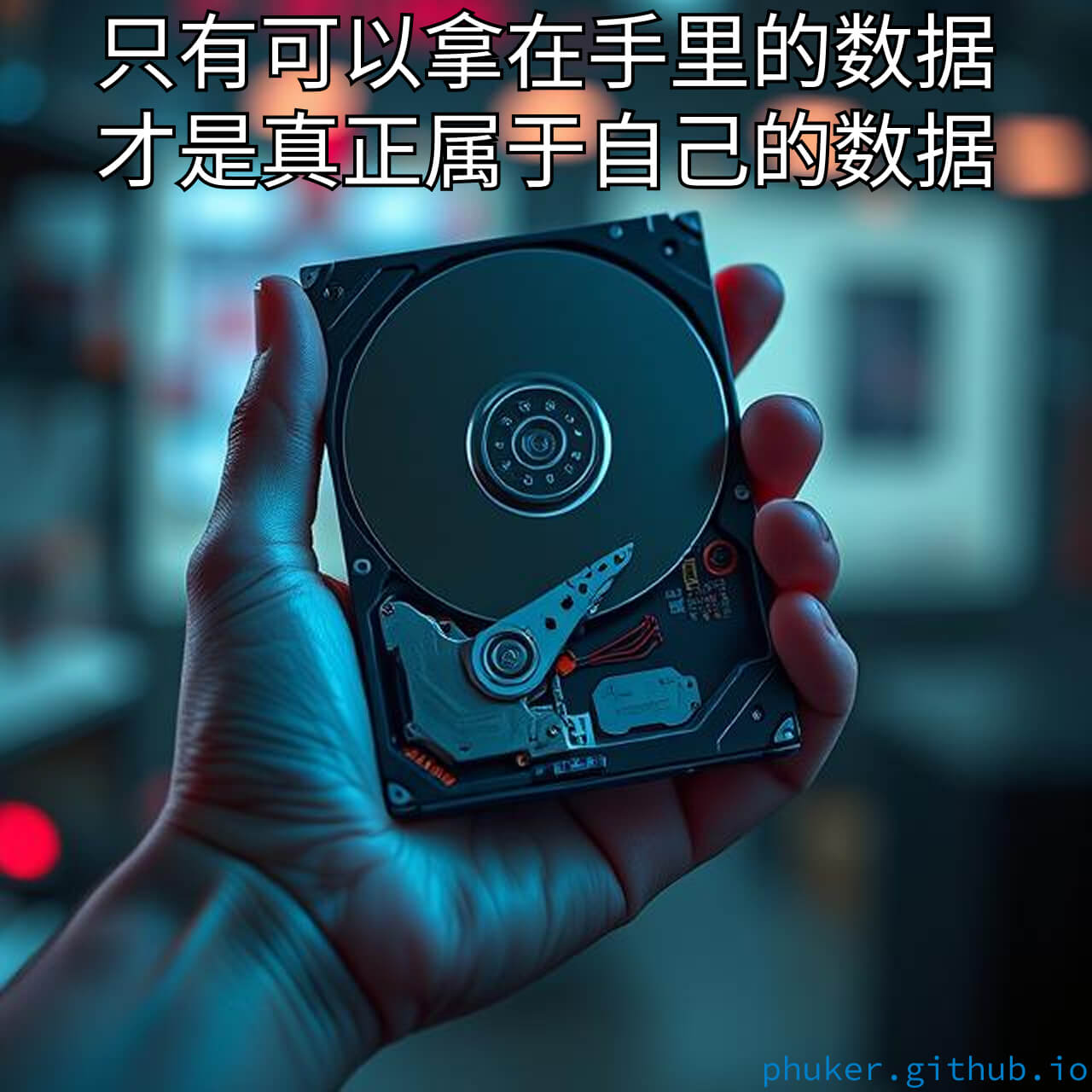 只有可以拿在手里的数据,才是真正属于自己的数据 只有可以拿在手里的数据,才是真正属于自己的数据